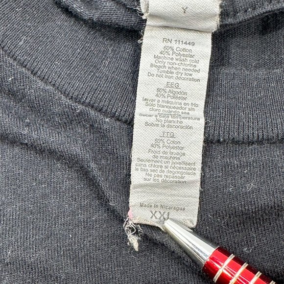 World Elite Season 2 Mens Size XXL Short Sleeve Concert Tee Shirt Black Preowned - Picture 6 of 12